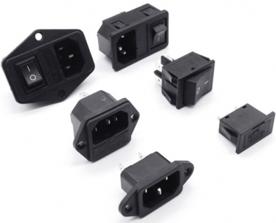 AC Power Socket With Ears 10...